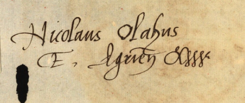 5_Oláh Miklós aláírása egri püspökként I- Ferdinánd király Zolthay és Pethő egri várkapitányoknak írt parancslevelén (MNL_OL_P644 -1-_No- 102-)