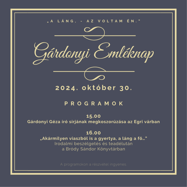 Gárdonyi Emléknap 2024.