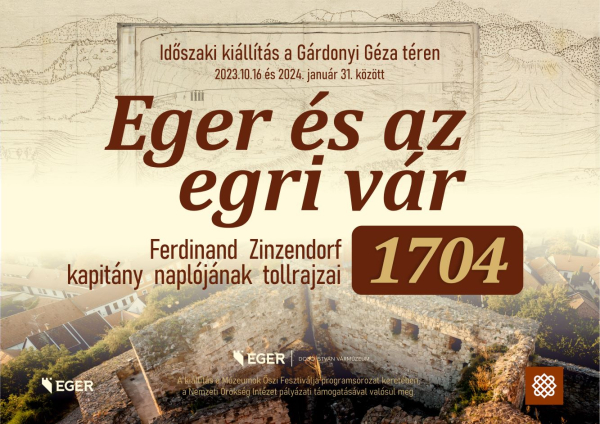 Eger és az Egri vár 1704 - Eger and the Castle of Eger, 1704